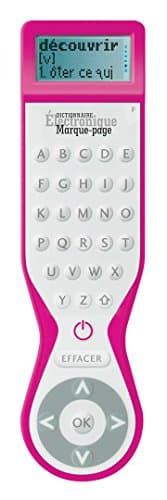 Image of IF Electronic Dictionary Bookmark Single Language Definitions - French, Pink