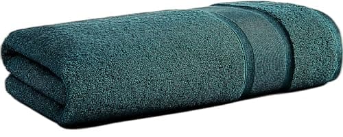 Image of Textile Do Super Jumbo Luxury Bath Sheet (800 GSM-100 x 150 cm) Premium Egyptian Cotton Towel (Blue Lagoon)