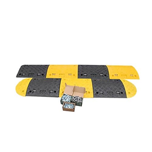 Image of Traffic Safety Products 4 METRE Speed Ramp Kit *75mm* (7 mid-sections, 2 tapered ends)