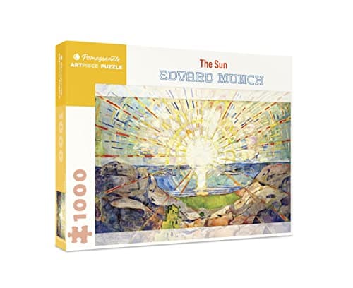 Image of Pomegranate 1000-Piece Jigsaw Puzzle for Adults, Edvard Munch's The Sun, Matte Finish, Snug Fit