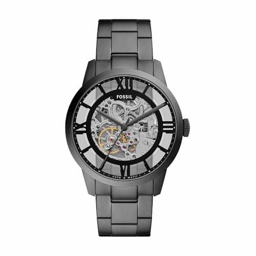 Image of Fossil Townsman Watch for Men, Automatic Three Hand Movement with Stainless Steel or Leather Strap