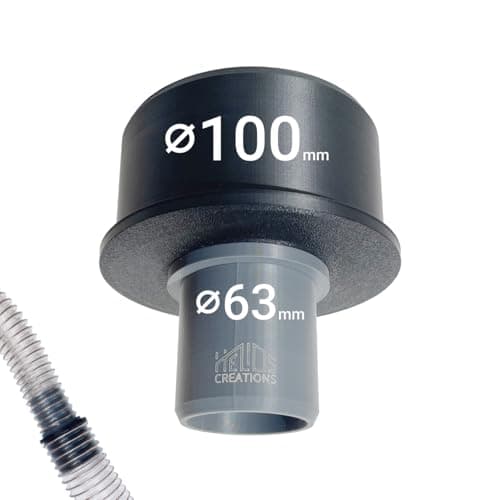Image of Dust Extraction Hose Reducer – 100 mm (4") to 63 mm Connector