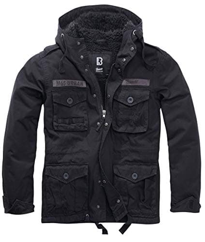 Image of Brandit Men's M65 Urban Jacket, Black (Black Washed), XXXL