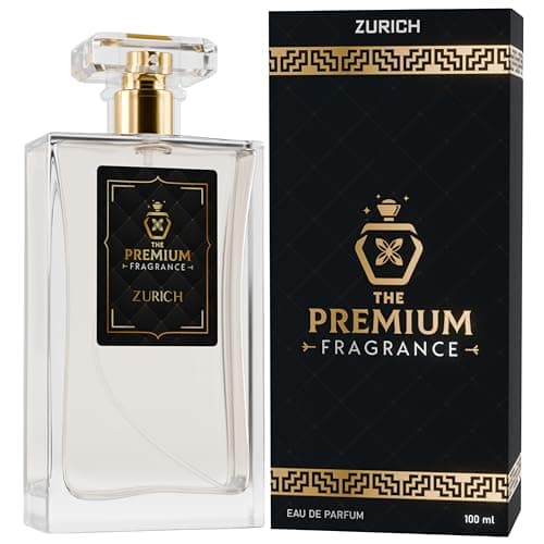 Image of The Premium Fragrance ZURICH Eau De Parfum for Men - 100ml | Long-Lasting, Bold & Fresh Scent | Luxury Perfume Spray for Daily & Evening Wear