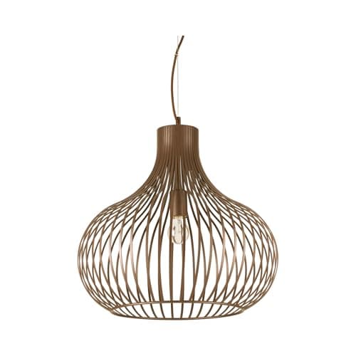 Image of Ideal Lux Onion - 1 Light Ceiling Pendant Brown