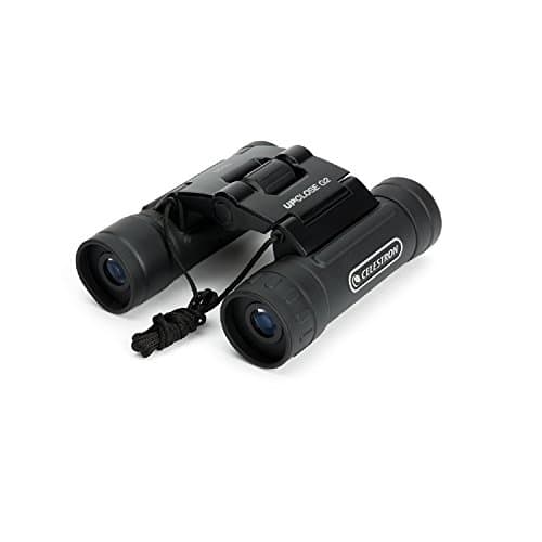 Image of Celestron 71233 UpClose G2 Clam Shell 10x25 Roof Prism Binoculars, Black