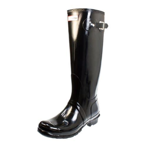 Image of Hunter Unisex Original Gloss Wellies Black W23616 4 UK