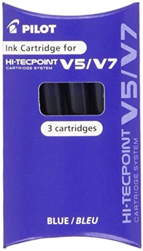 Image of Pilot V5/V7 Cartridge Blue 1 Pack of 3 Cartridges