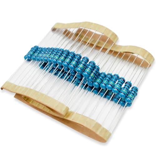 Image of Innfeeltech 50 Pcs 1W 1% Tolerance 1M Ohm Metal Film Resistor Resistance for DIY Project and Experiments