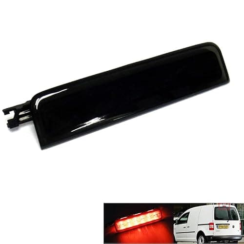 Image of RZG Black Smoked Lens LED Rear High Level Centre Third Brake Stop Light For 2004-15 Volks Caddy MK III