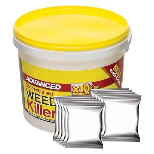 Image of Weed Killer Advanced Concentrated 10 Sachets Extra Strong with Glyphosate Super Strong High Strength Concentrated Weed & Roots Killer 80ml Liquid Sachets