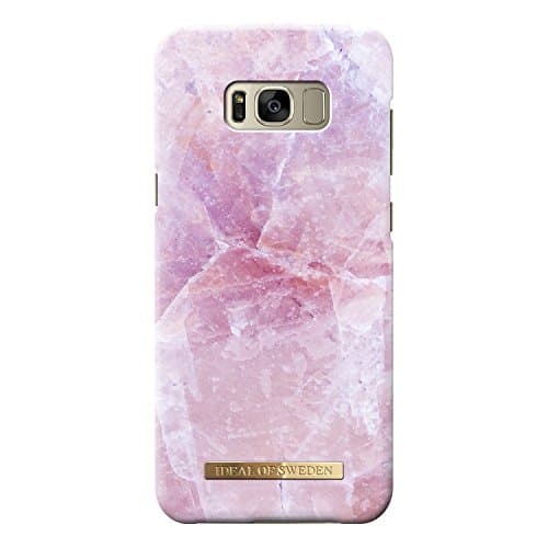 Image of iDeal Of Sweden Pilion Pink Marble Mobile Phone Case for Samsung S8 Galaxy Plus