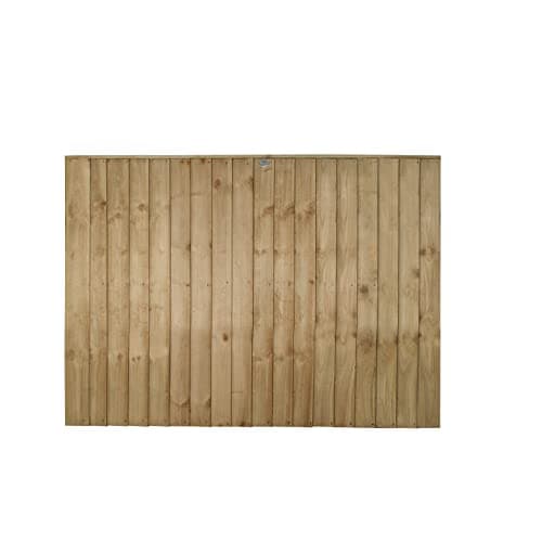 Image of Forest Garden 6ft x 4ft (1.83m x 1.23m) Pressure Treated Closeboard Board Fence Panel - Pack of 20