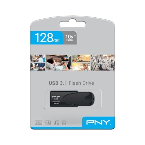 Image of PNY USB Flash Drive Attaché 4 3.1 128GB, Black