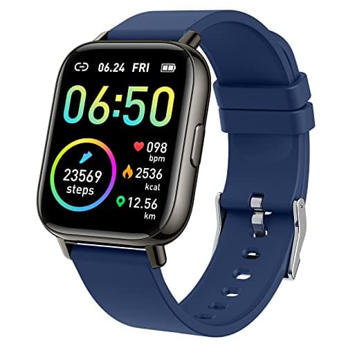 Image of Smart Watch, Fitness Tracker 1.69" Touch Screen Fitness Watch with Heart Rate Sleep Monitor, Step Counter Smart Watch for Men Women Activity Trackers IP68 Waterproof Smartwatch Sports for iOS Android
