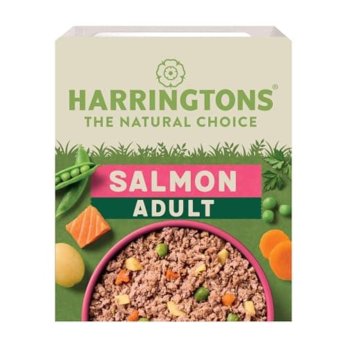 Image of Harringtons Complete Wet Tray Grain Free Hypoallergenic Adult Dog Food Salmon & Potato 8x400g - Made with All Natural Ingredients