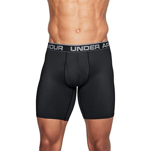 Image of Under Armour Men's Tech Mesh 9'' Boxerjock 2-Pack, Black (001), X-Large