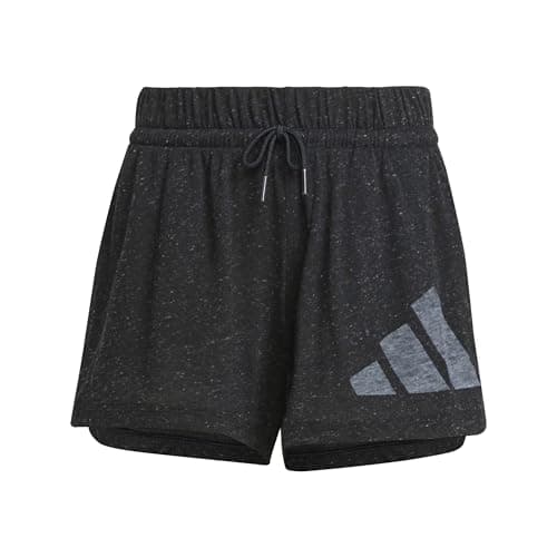 Image of adidas Girl's Essentials Shorts, Black/White, 7-8 Years