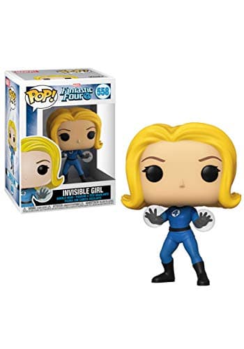 Image of Funko POP! Marvel: Fantastic Four - the Invisible Woman Girl - Collectable Vinyl Figure - Gift Idea - Official Merchandise - Toys for Kids & Adults - Comic Books Fans - Model Figure for Collectors