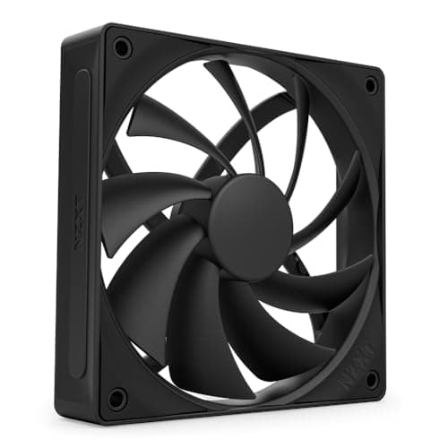 Image of NZXT F120Q | 120mm Quiet Airflow PC Case Fan | Intake or Exhaust | Chamfered Frame for Concentrated Air | Fluid Dynamic Bearings | Low Noise | PWM Control | Black