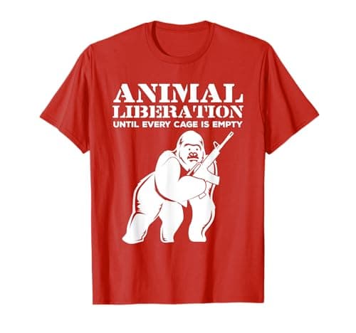Image of Until Every Cage is Empty Animal Liberation Shirt T-Shirt