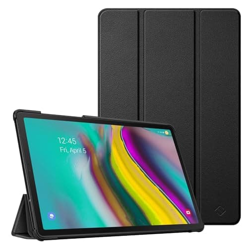 Image of FINTIE SlimShell Case for Samsung Galaxy Tab S5e 10.5 Inch Tablet 2019 (SM-T720 / T725), Super Thin Lightweight Stand Cover with Auto Sleep/Wake Feature, Black