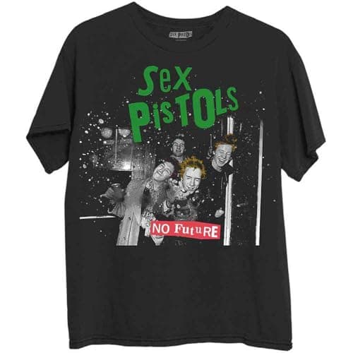 Image of Sex Pistols The T Shirt No Future Cover Photo Band Logo New Official Men's Size XL, Black, XL