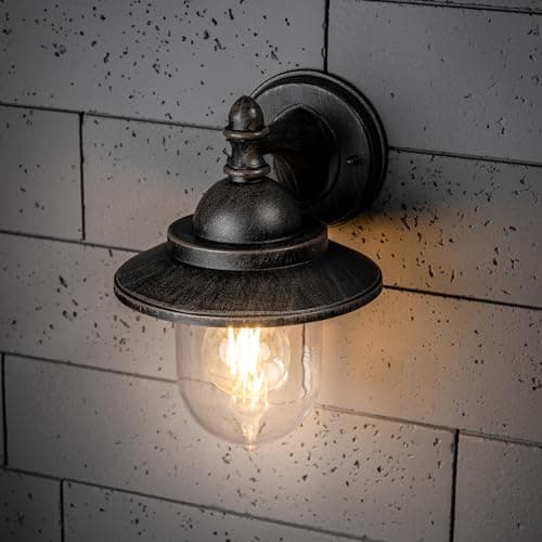 Image of CGC Lighting Coach Lantern Outdoor Outside Wall Light Garden Porch Patio Garden Traditional Conservatory Door Shed Vintage Retro (Antique Bronze)