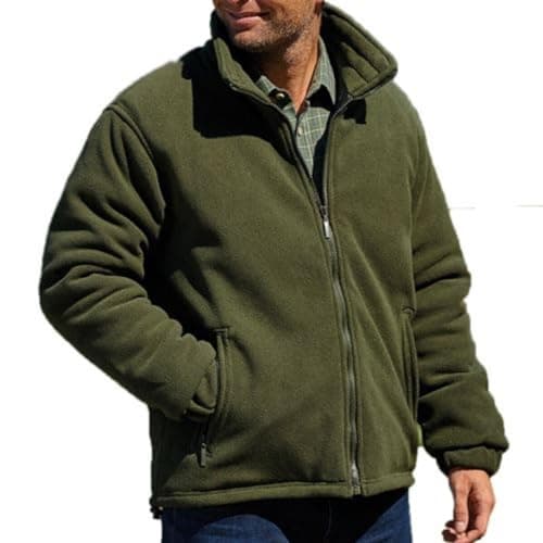 Image of Champion Mens Glen Country Estate Quilt Lined Fleece Coat-Olive-Medium 38-40