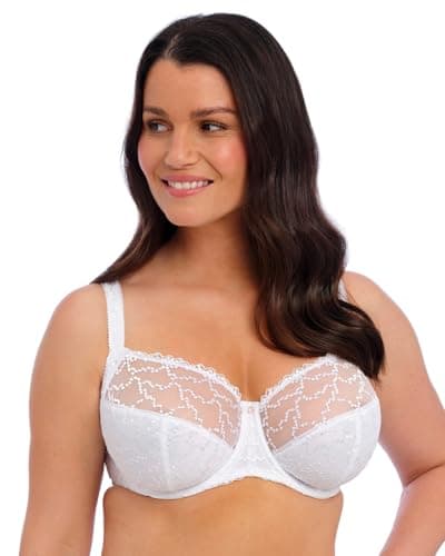 Image of Fantasie Women's Ana Underwire Side Support Bra Full Coverage, White, 42F