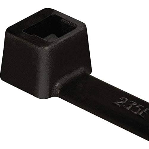 Image of HellermannTyton 111-03210 T30R-N66-BK-C1 Cable clamp 150 mm 3.5 mm black weatherproof 100 pc(s)