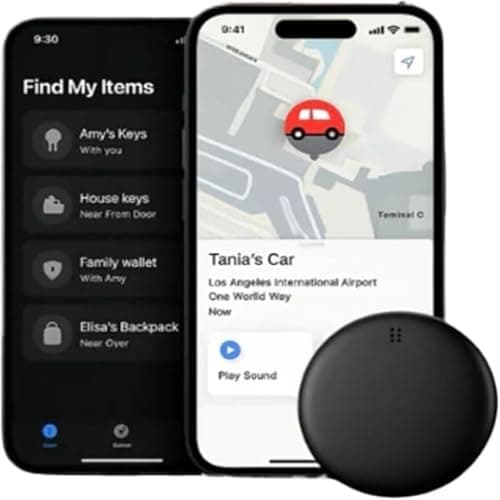 Image of Dimova GP90 GPS Tracker, Accurate GPS Locator Without Subscription, Smart Mini GP90 Tracker For Keys, Luggage, Vehicle, Compatible with Apple's Find My App(Android)