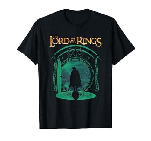Image of Lord of The Rings Frodo T-Shirt, Men, Black, Medium