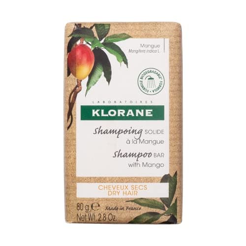 Image of Klorane Mango Shampoo Bar for Dry Hair 80g