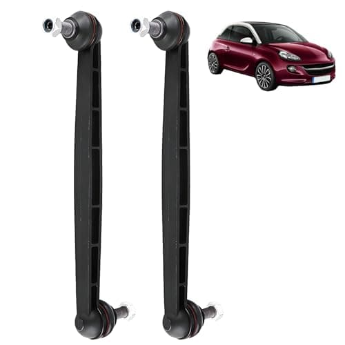 Image of Raheem 350611 13169439 2 Pcs Front Stabiliser Anti Roll Bar Drop Links Front Axle Left And Right Compatible with Vauxhall Opel Astra G H J Zafira A B Meriva B 0350611 0350614 90498745