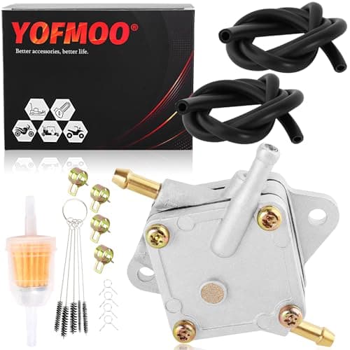 Image of YOFMOO Golf Cart Fuel Pump Compatible with Yamaha G16 G18 G19 G20 G21 G22 G27 G29 G16A JN6-F4410-00 FP-003 5910 4-Cycle Engine Gas Club Car