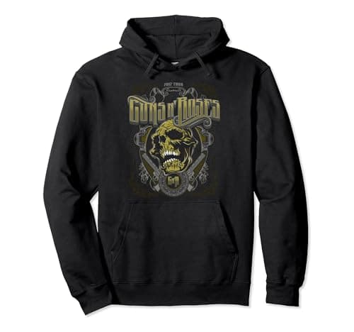 Image of Guns N' Roses Official Mechanical Skull Pullover Hoodie