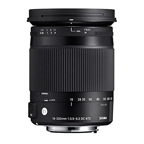 Image of Sigma 886306 18-300mm F3.5-6.3 DC Macro OS HSM Lens for Nikon, black