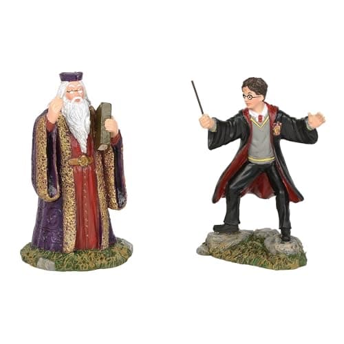Image of Harry Potter Village Harry And The Headmaster Figurine