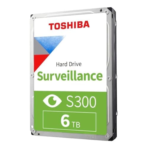 Image of Toshiba Hard Drives Brand Model S300 Surveillance - Hard Drive - 6 TB - Internal - 3.5" - SATA 6Gb/s - 5400 RPM - buffer: 256 MB