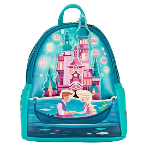 Image of Loungefly Tangled Disney Princess Castle Mini Backpack, Multi, One Size