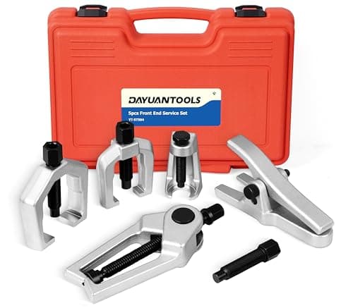 Image of DAYUAN 5pcs Professional Front End Service Tool Kit, Pitman Arm Puller, Ball Joint Separator Tie Rod Remover Tool