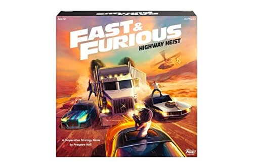 Image of The Fast And Furious: Highway Heist Mission Based Co-operative Strategy Board Game With Different Scenarios For A Three-Games-In-One Experience (Ideal For Ages 12+) - Funko 54802 Signature Games