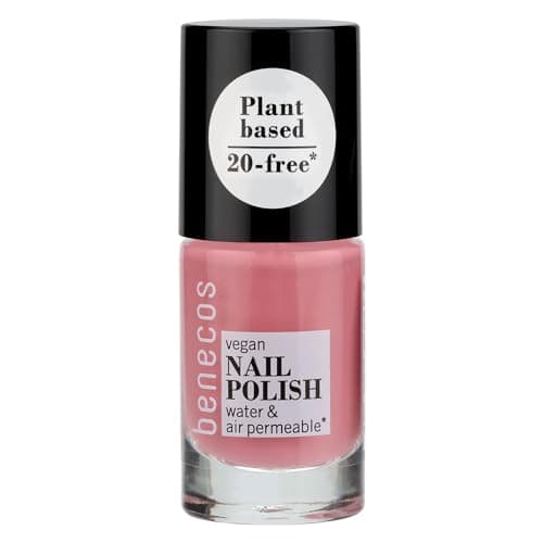 Image of Benecos Natural Cosmetics - Nail Polish - 20FREE - water permeable - 5ml - bubble gum