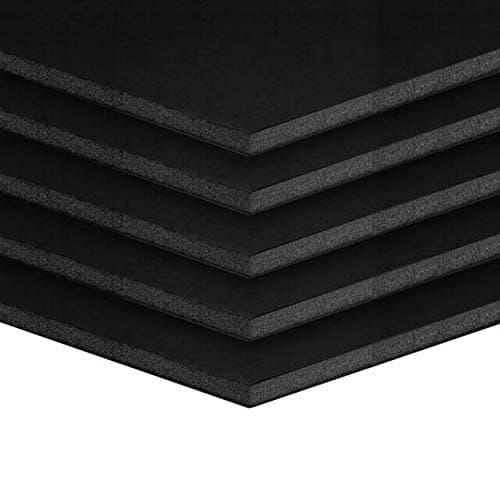 Image of A2 Black Foamboard – 5mm Thick x 10 Sheets (420mm x 594mm) – Lightweight Display & Mounting Boards for Crafts, Signage, and Presentations – A1/A2/A3/A4 Sizes Available