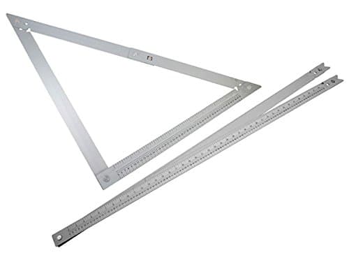 Image of Neilsen Folding Frame Square 1200mm Stainless Steel Ruler