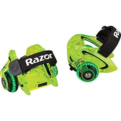 Image of Razor Jetts DLX Heel Wheels, Neon Green