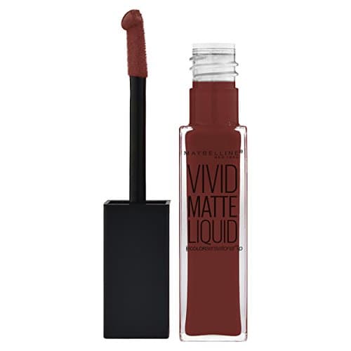 Image of Maybelline Color Sensational Vivid Matte Liquid Lipstick, Number 37, Coffee Buzz