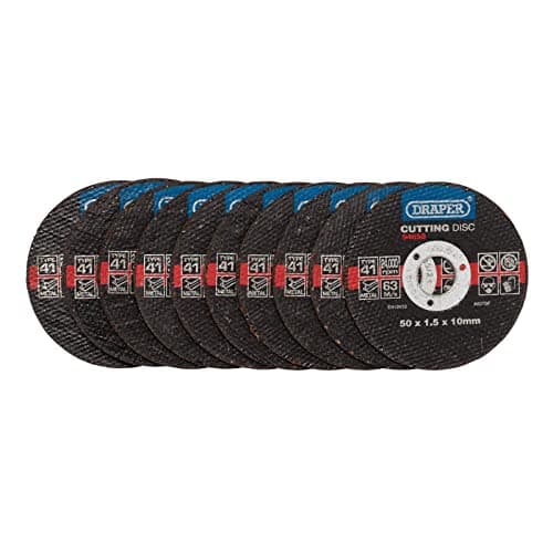 Image of Draper 94658 Metal Cutting Discs, 50 x 1.5 x 10mm (Pack of 10)
