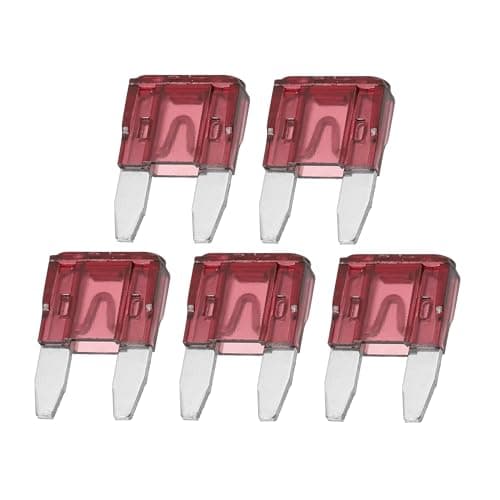 Image of Partuto 5 Pcs Mini 40AMP APM/ATM Universal Car Fuse Blade Style Fuses Short Circuit Protection - Automotive Car Boat Truck SUV RV - Plastic Metal Deep Purple